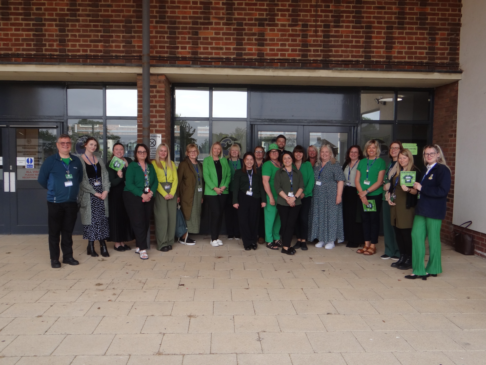 Staff ‘wear it green’ for mental health awareness