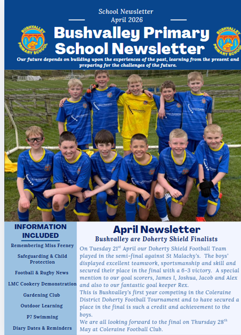 Bushvalley April Newsletter 