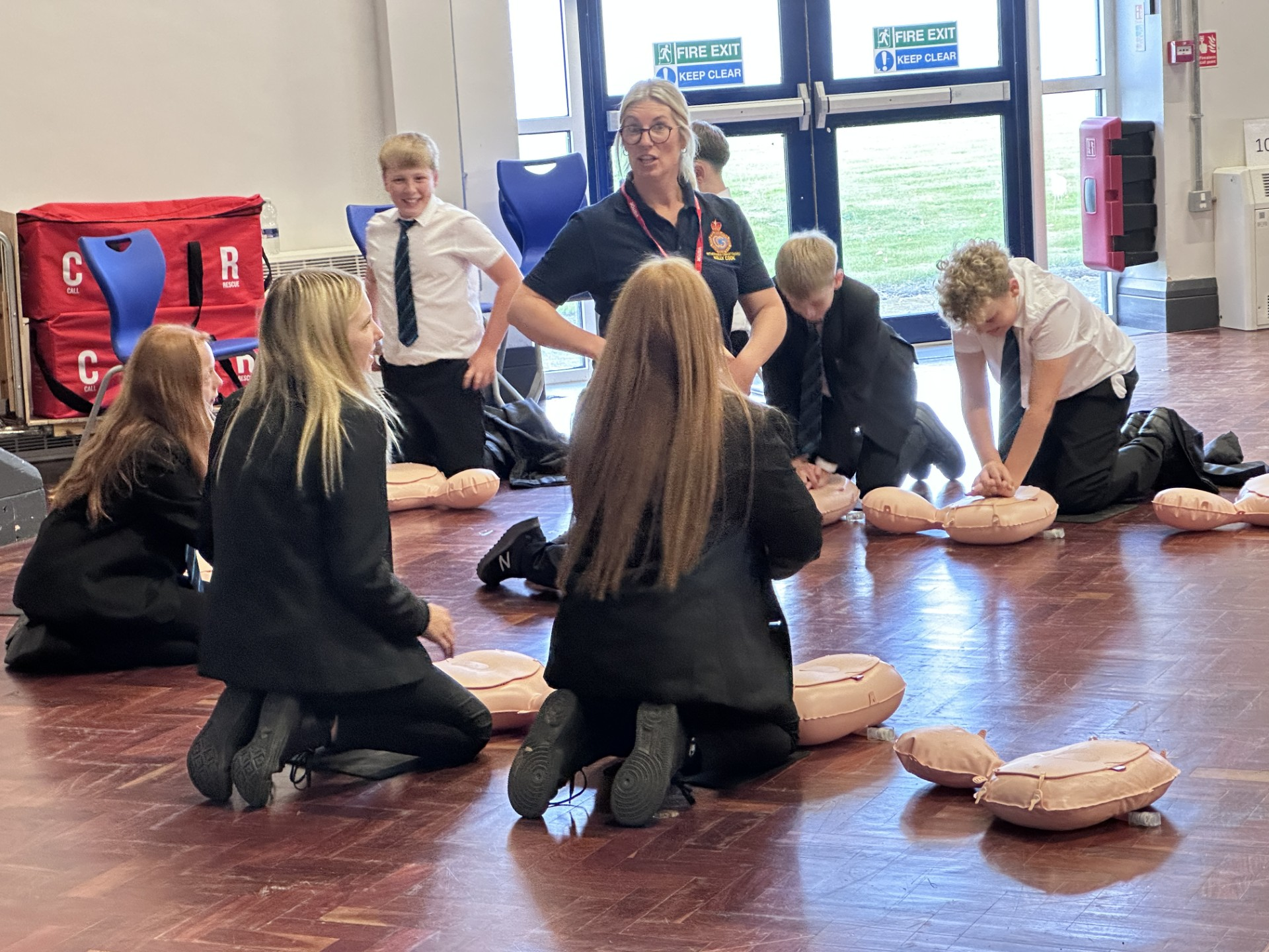 Year 7 students gain lifesaving skills in record-breaking CPR day