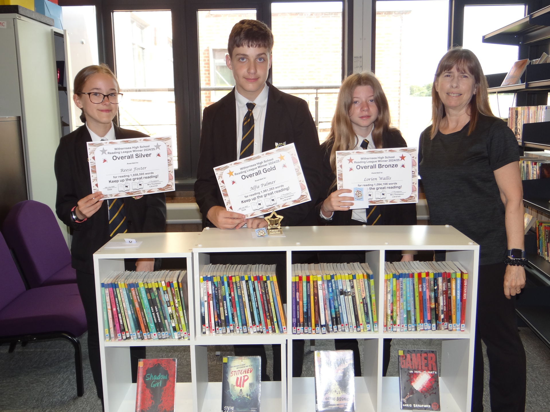A league of their own: Year 7 recognised for impressive reading achievement