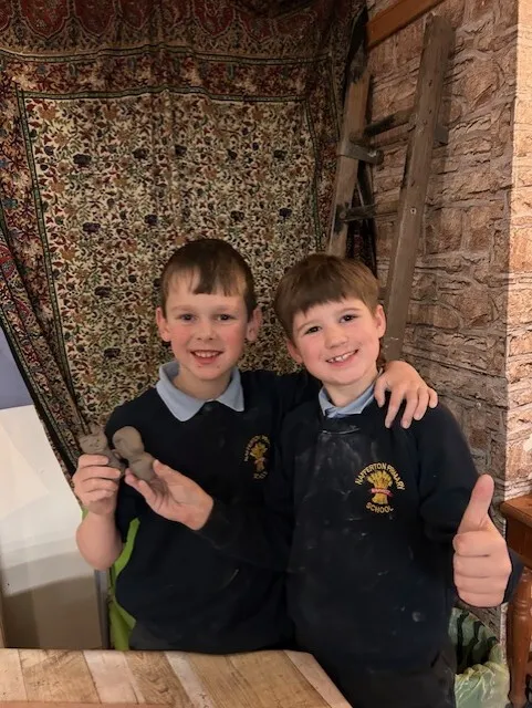 Modelling clay canopic jars - image 1 Modelling clay canopic jars - image 1