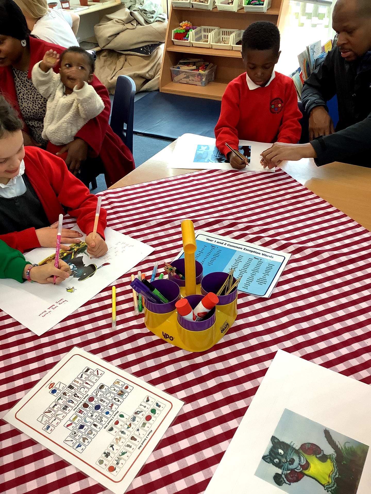 Writing Café in Year 2