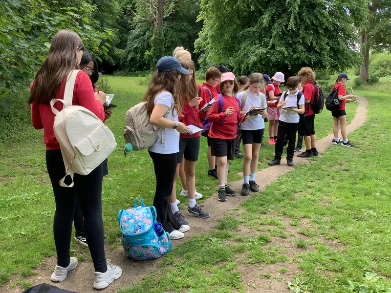 Year 6 went to Lydiard Park to carry out Geography field work tasks linked to the question, 'What makes a great place?' - image 4 Year 6 went to Lydiard Park to carry out Geography field work tasks linked to the question, 'What makes a great place?' - image 4