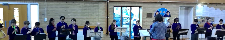 Choir & Recorder Club Performance