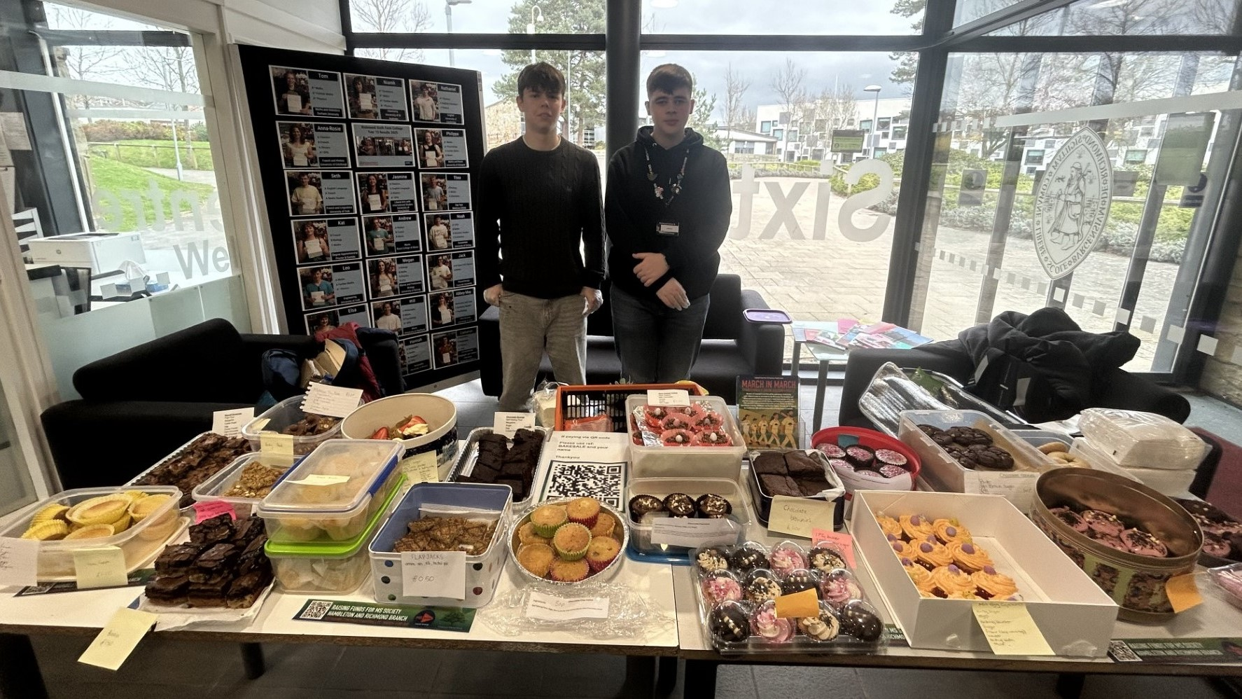 YEAR 12 TUTOR GROUP’S BAKE SALE RAISES OVER&nbsp;£340 FOR MS CHARITY&nbsp;