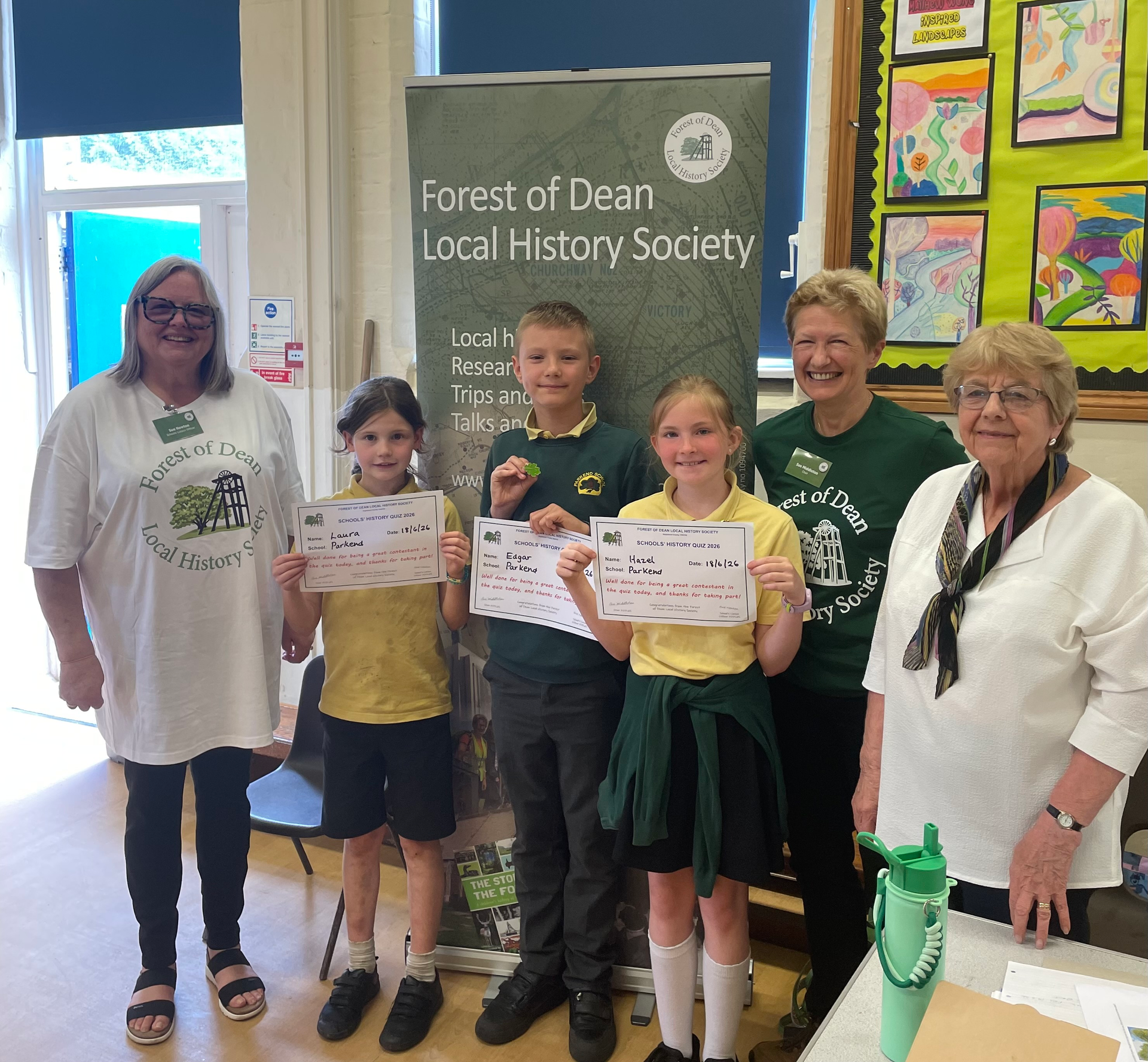 Parkend Secure 2nd Place in Local History Quiz