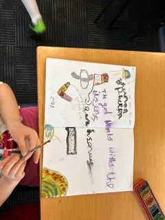 Swallows exploring and experimenting with different mediums to represent canopic jars - image 6 Swallows exploring and experimenting with different mediums to represent canopic jars - image 6