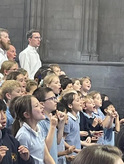 Some of our children from Years 3, 4, 5 and 6 also took part in the Jubilee Celebration at the Abbey on 7 July. - image 3 Some of our children from Years 3, 4, 5 and 6 also took part in the Jubilee Celebration at the Abbey on 7 July. - image 3