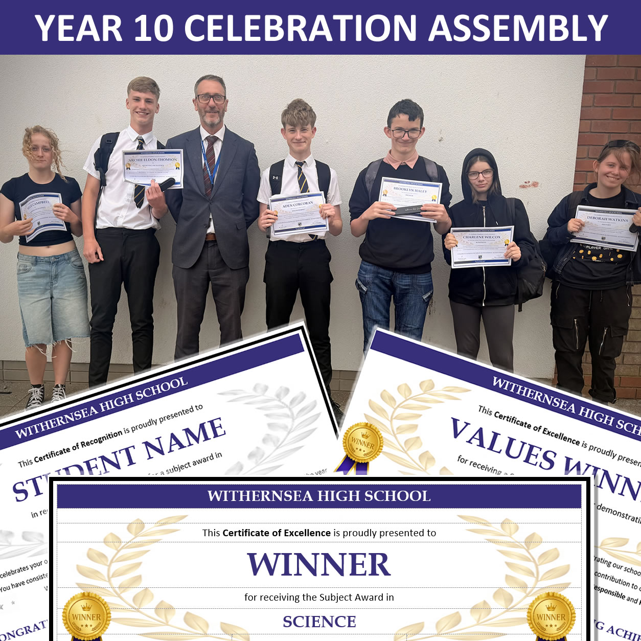 Year 10 students praised for achievement, commitment and character