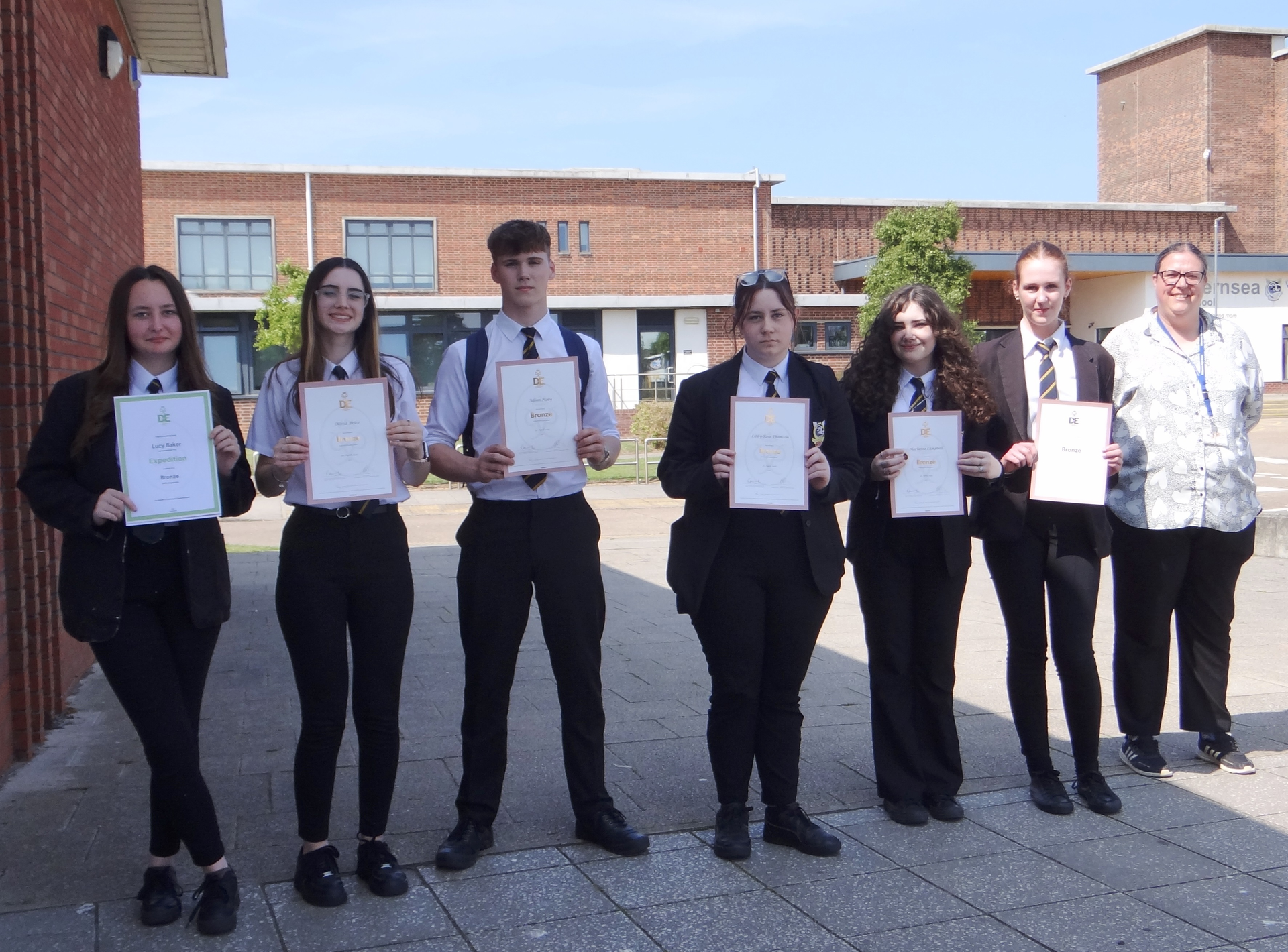 Students celebrate milestone in national award scheme