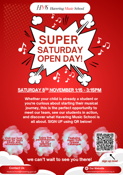 Havering Music School Open Day 08.11.2025