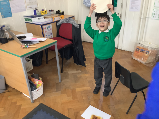 Science Week in Year 1 - Tumbling Toast 