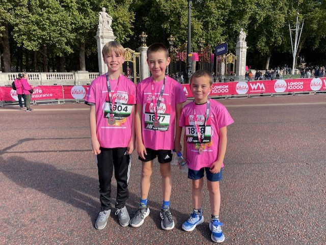 Prae Wood pupils run the Vitality Westminster Mile
