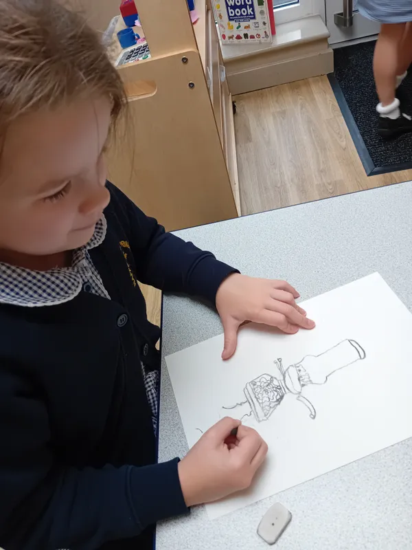 Robins looking at artefacts in History - image 2 Robins looking at artefacts in History - image 2