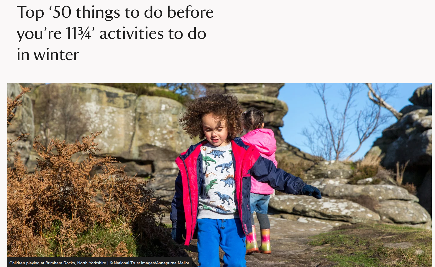 50 Things to do before you're 11 and 3/4 - December Update