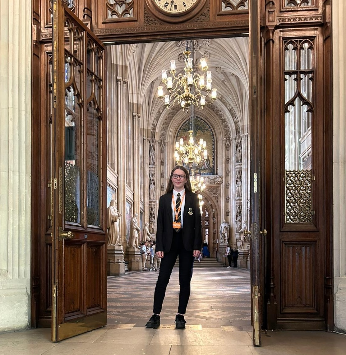 WHS student speaks at House of Lords to back NHS recruitment drive