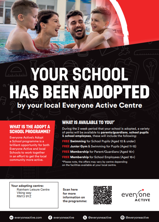 Rainham Everyone Active - Adopt a School Programme