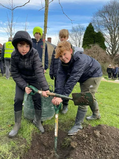 Tree Planting at Stand Road Park Tree Planting at Stand Road Park