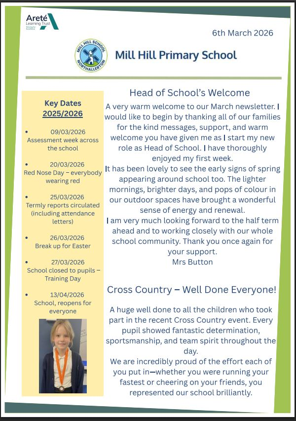 Newsletter 6 March 2026