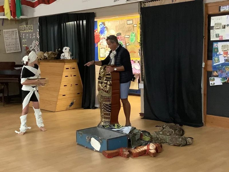 Today Mr Johnson introduced Year 3 and 4 to their new topic. We're all very excited to learn all about Egypt - image 4 Today Mr Johnson introduced Year 3 and 4 to their new topic. We're all very excited to learn all about Egypt - image 4